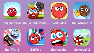 Red Hero Ball Ball 4 Red Bounce Red Ball 4 Ball Adventure and More Red Ball Games Gameplay [upl. by Cataldo]