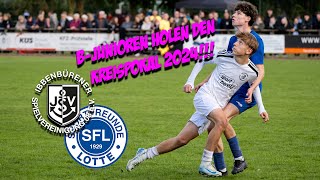 KreispokalChampions BJunioren siegen 32 gegen Sportfreunde Lotte [upl. by Pliam197]