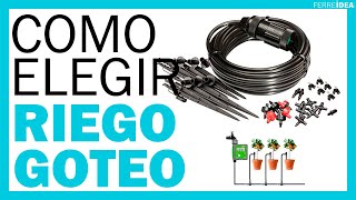 RIEGO por GOTEO 👉 ¿Como Elegir un Sistema de Riego por Goteo 🌱 [upl. by Catlaina]