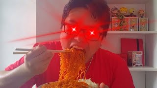 Spicy noodle challenge [upl. by Ahseryt]