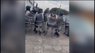 Denuncian abusos de elementos de la Guardia Nacional y el Ejército en poblado de Tanhuato Michoacán [upl. by Meelas]