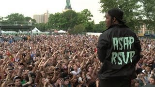 AAP Rocky  quotBassquot  Pitchfork Music Festival 2012  PitchforkTV [upl. by Lara]