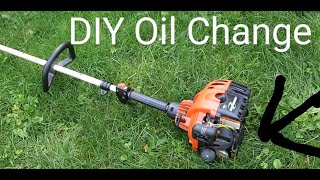 How to change the oil in your 4 cycle trimmer [upl. by Aniakudo]