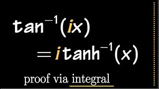 the COMPLEX relationship between tan1x and tanh1x [upl. by Salahi]