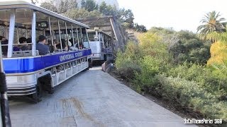 HD The Collapsing Bridge Effect on the Studios Tram at Universal Studios Hollywood [upl. by Dibru819]