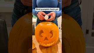 Create a light switch in the back instead of putting a gooey candle inside ledlights pumpkin [upl. by Adneral190]