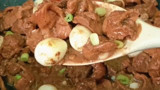 ADOBONG ATAY AT BALUNBALUN With Quail eggs the panlasang pinoy [upl. by Oitaroh]