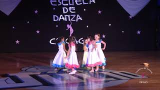 Escuela Chicago  Zumba Kids  La pollera colorada [upl. by Obel]