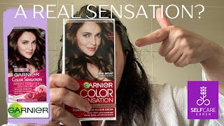 Garnier Color Sensation faderesist technology review 💜 budget hair dye 💜 Selfcare Karen [upl. by Becky862]