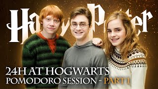 🏰24h HOGWARTS POMODORO WITH AMBIENCE🏰 Harry Potter Classes Pomodoro Technique  Part 12 [upl. by Cedell]