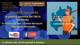 DIRETTA SPECIALE SENTENZA TAR LOMBARDIA [upl. by Champagne958]