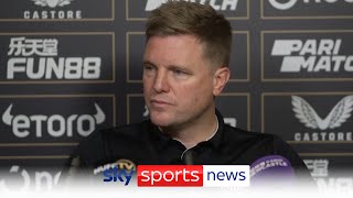 Eddie Howe on Financial Fair Play after Manchester City were charged by the Premier League [upl. by Amsa]