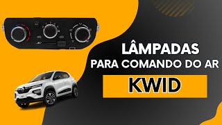 COMO FICA O COMANDO DO AR DO KWID COM LED [upl. by Nereil]