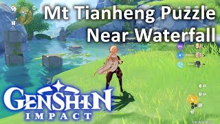 Mt Tianheng Puzzle Near Waterfall Genshin Impact [upl. by Novat]