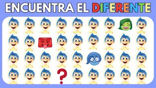 Encuentra el Emoji Diferente  Edición INTENSAMENTE 2 ⚡💧🔥  Fácil Medio Difícil Imposible [upl. by Yttig138]