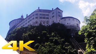 Kufstein Fortress 4K  Tirol Austria  Castle amp Medieval History [upl. by Ititrefen]