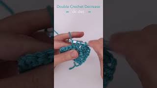 Crochet Basics  Double Crochet Decrease [upl. by Genevra476]