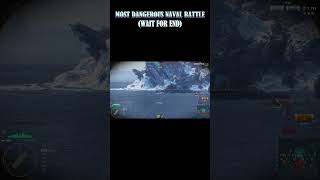 MOST DANGEROUS NAVAL BATTLE  WORLD OF WARSHIPS shorts [upl. by Alul]