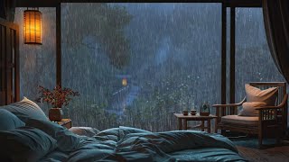 Cozy Bedroom Rainy Night  Listening to the Soft Rain Sounds by the Window at Midnight Ambience rl5 [upl. by Anora697]