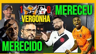 🚨TIME SEM VERGONHA VASCO TOMA AULA DE FUTEBOL E CAI PARA O NOVA IGUAÇUPÓSJOGO [upl. by Reklaw]