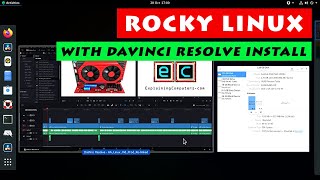 Rocky Linux  with DaVinci Resolve Install [upl. by Chemesh641]