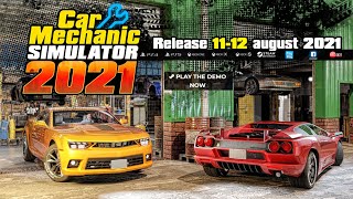 Car Mechanic Simulator 2021  Release Trailer [upl. by Enyawd]