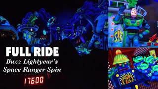 Buzz Lightyears Space Ranger Spin Full Ride Disney’s Magic Kingdom [upl. by Nameerf]