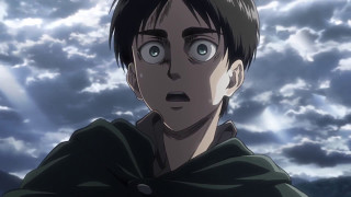 Attack on Titan Season 2  Colossal and Armored Titan Transform 60fps [upl. by Eolcin]