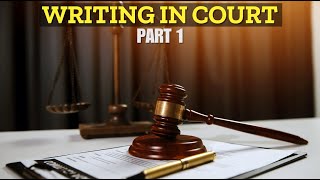 A Guide to Writing in Child Custody Court Part 1 [upl. by Ralleigh]