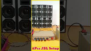 8pcs Mini JBL box setup JBLboxsetup miniboxconnection Haveysoundbox highJBLbox box shorts [upl. by Abernathy644]