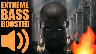 Kanye West  POWER BASS BOOSTED EXTREME🔥👑🔥 [upl. by Lledyl]