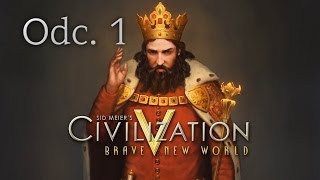 Civilization 5 Nowy Wspaniały Świat 1  Polska  Czy to Ameryka Zagrajmy PL Gameplay [upl. by Retrac]