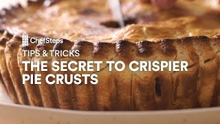 The Secret to Crispier Pie Crusts [upl. by Gaspar128]