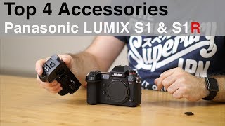 Top 4 Accessories For Panasonic LUMIX S1  S1R  4K [upl. by Sirap]