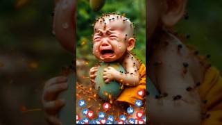 cute babycrying funny small help newborn live babycryingmoments cub short viral video [upl. by Eikcaj88]