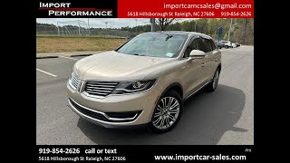 2017 Lincoln MKX Reserve AWD [upl. by Shell]