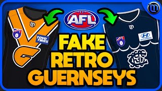 Why AFL Teams Should Have FAKE Retro Guernseys [upl. by Elfont586]