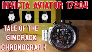 Invicta Aviator 17204  TALE OF THE GIMCRACK CHRONOGRAPH [upl. by Pence]