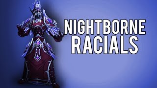 NIGHTBORNE RACIALS Allied Races  WoW Legion 73 [upl. by Orelee]