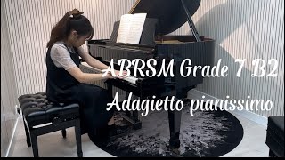 ABRSM 20252026 Grade 7 Piano B2 Adagietto pianissimo by Alberto Ginastera [upl. by Jarvey]