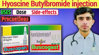 Hyoscine Butylbromide injection Uses  Buscogast injection  Buscopain injection [upl. by Hay912]