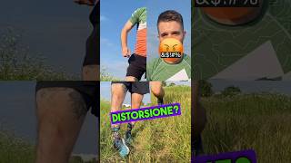 Distorsione alla caviglia trailrunning sterrato running [upl. by Ahsimek]