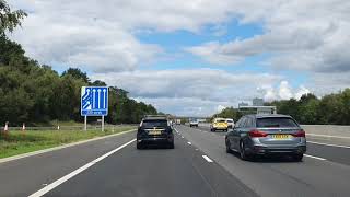 UK Driving along M23 pease pottage to hooley [upl. by Kirima]