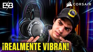 VIBRACIÓN HÁPTICA EN UN HEADSET🎧 CORSAIR HS60 HAPTIC ¡UNA LOCURA🤯 [upl. by Nohsyt]