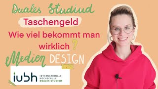 IUBH Bewerbungstraining  VERGÜTUNG und STUDIENGEBÜHREN  Duales Studium Mediendesign  Teil 2 [upl. by Neral810]