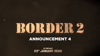 Border 2 directed by Anurag Singh  with Varun DhawanSunny DeolDiljit Dosanjh [upl. by Anytsirk41]