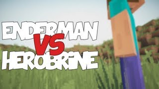 ENDERMAN VS HEROBRINE  Zarcort Ft Deigamer [upl. by Floria]