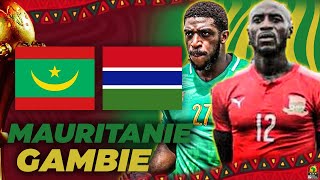 🔴🇲🇷🇬🇲 MAURITANIE  GAMBIE  CAN 2021 [upl. by Lerret]