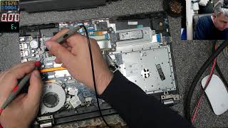 Hp 250 g6 laptop no power not charging motherboard repair [upl. by Ynaffi753]