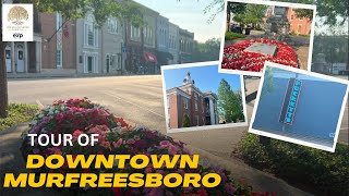 Downtown Area  Murfreesboro Tn Is A Great Place To Live  Vlog Tour of Murfreesboro TN [upl. by Nybor]